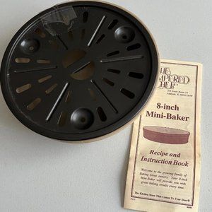 8” Mini Baker Stone Unique with Grill top